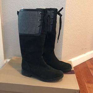 Clark’s black tall boots